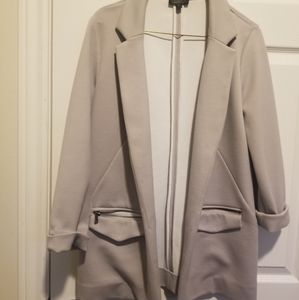 Topshop light grey blazer